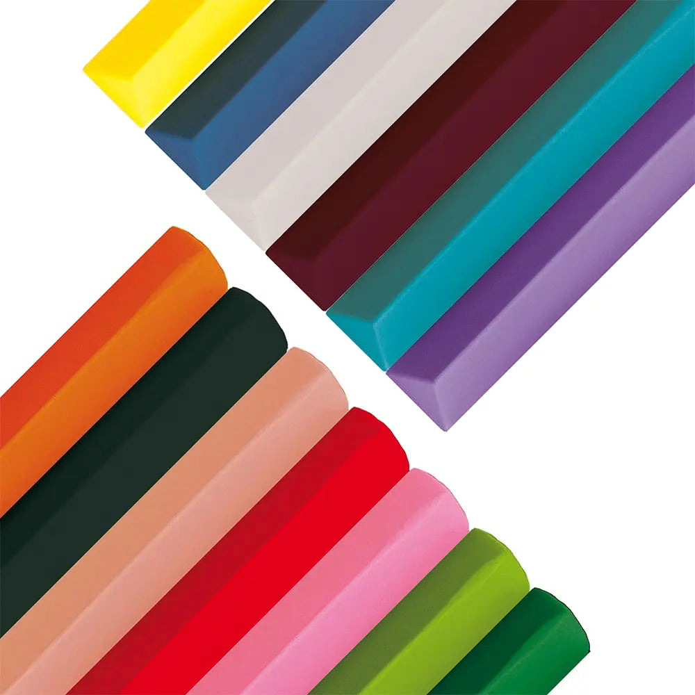 Plasticina Adix 12 Colores, No Tóxica 320g