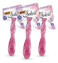 Maquinilla Bic Soleil Pivot 3 Hojas Pack x3