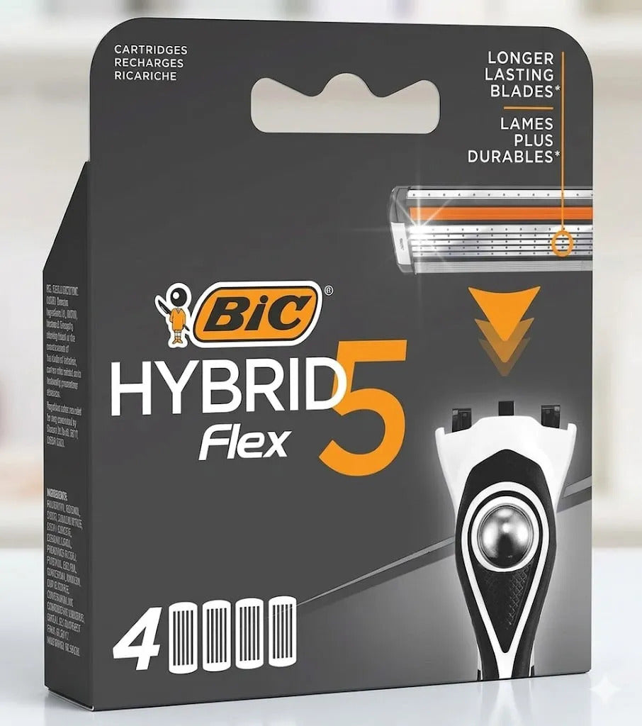 Repuesto Bic Flex 5 Hybrid 4 Cartuchos