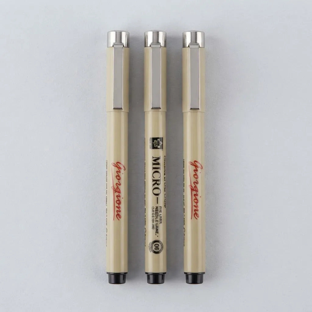 Set 3 Tiralíneas Giorgione Microlineador Dibujo