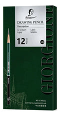Lápices de Grafito HB Giorgione Set 12 para Bocetos