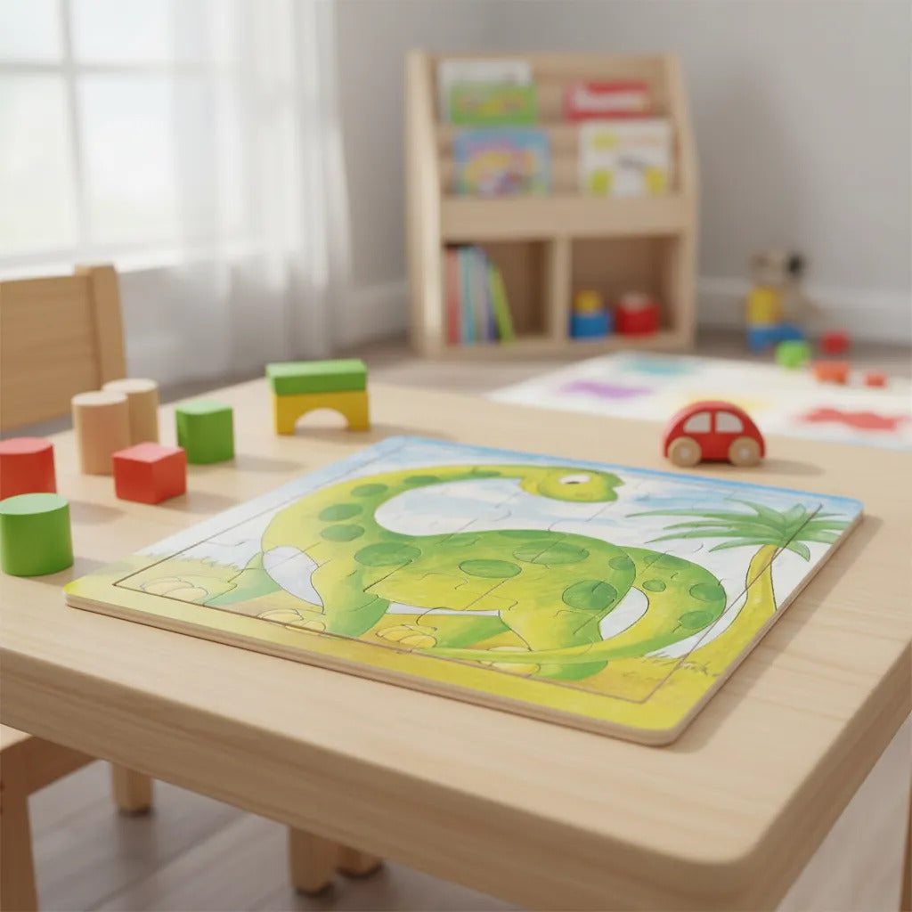 Puzzle de Madera Dinosaurio 20 Piezas Dactic