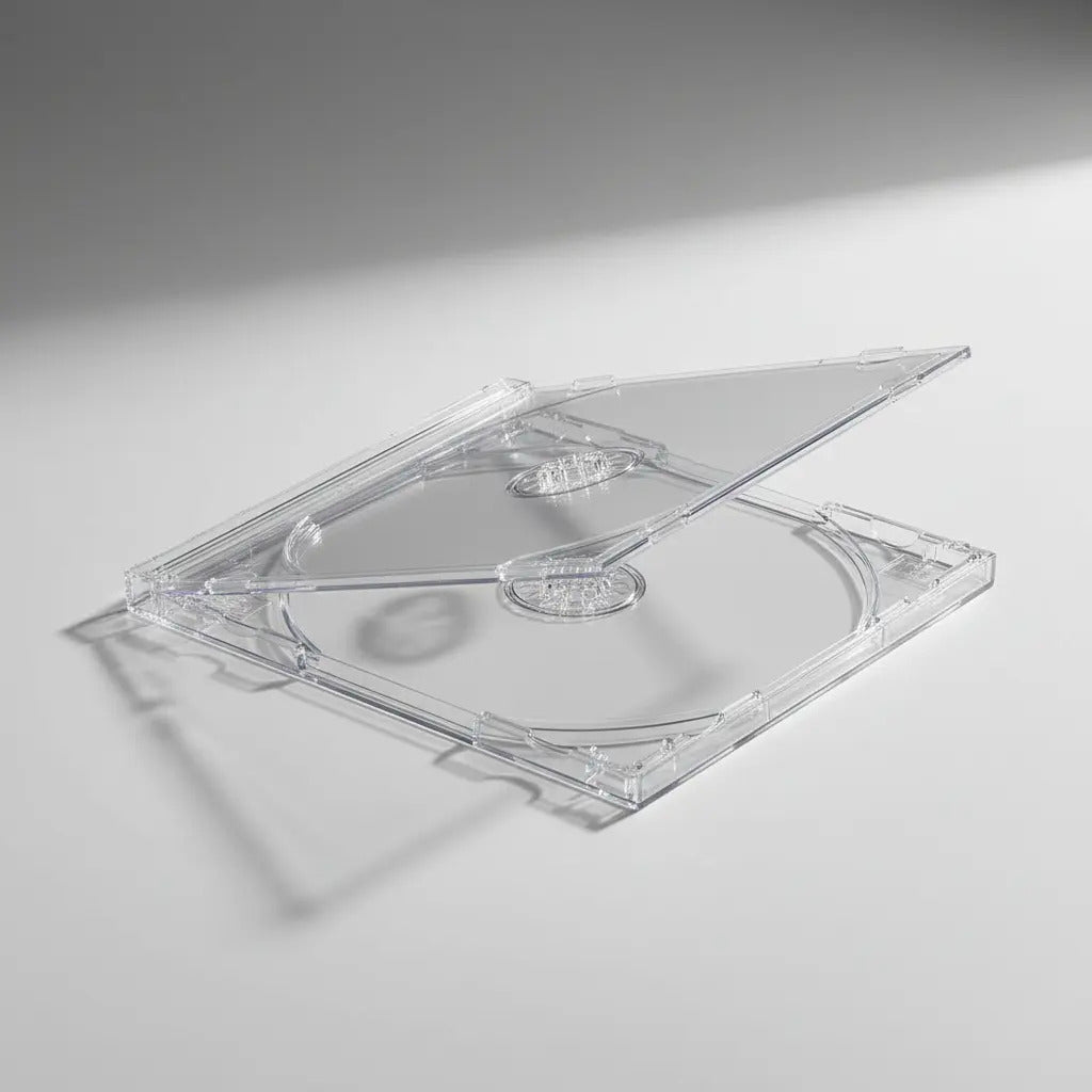 Caja Transparente para CD Simple Pack x20