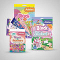 Pack 3 Blocks Stickers Niñas, Kawaii y Princesas Adetec