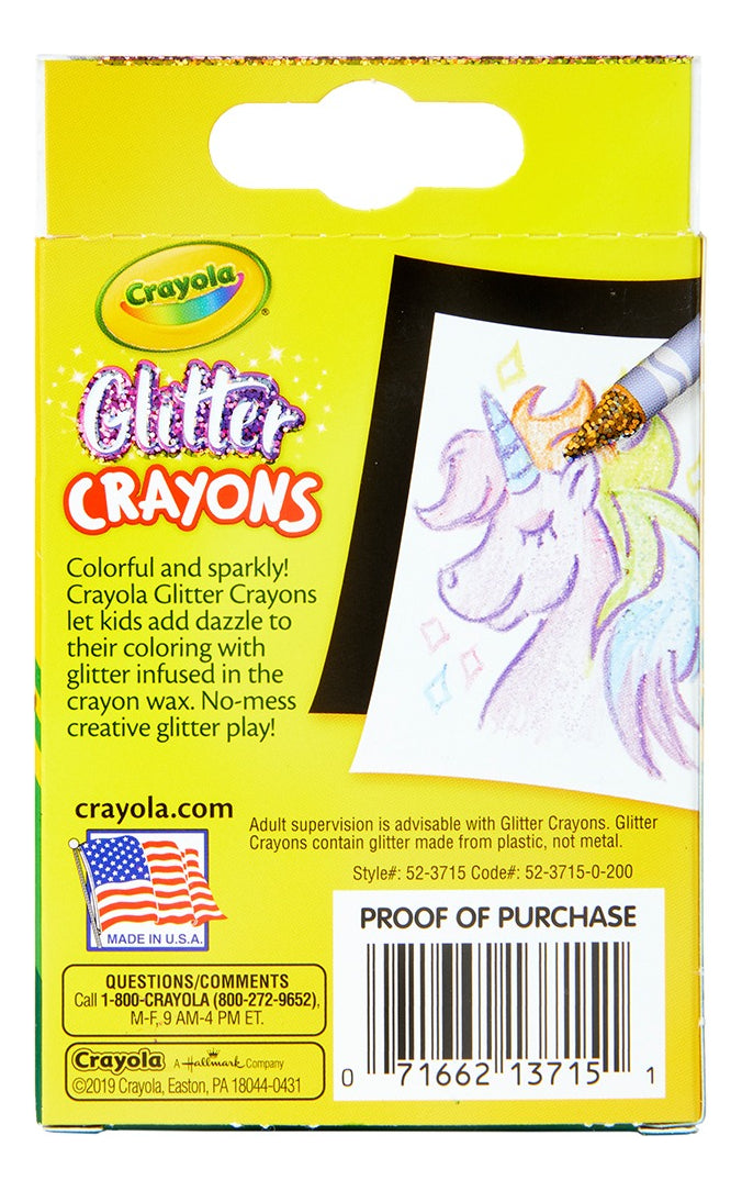 Crayola 24 Crayones Glitter Multicolor