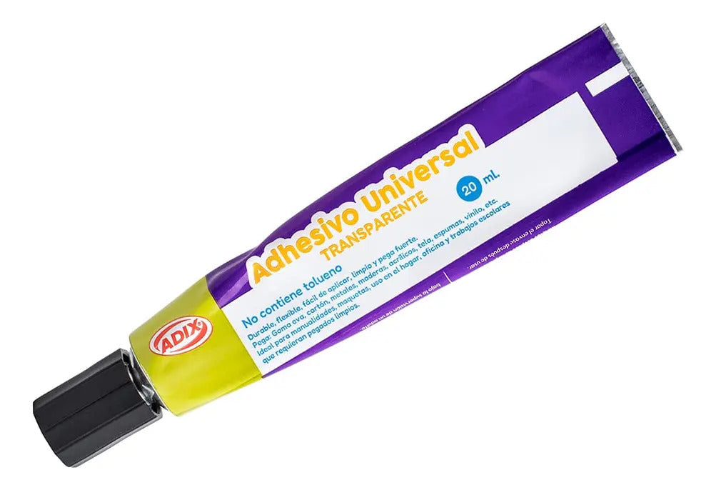 Pegamento Adhesivo Universal Transparente 20ml Pega Todo