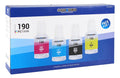 Pack 4 Tintas Compatibles Para Canon G1100/G2100/G3100 GI-190