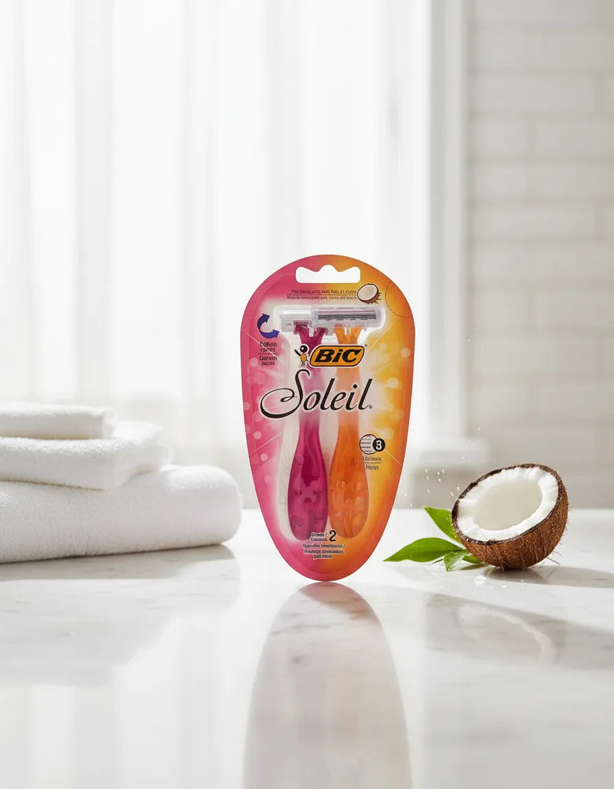Maquinilla Bic Soleil Mujer 3 Hojas con Coco