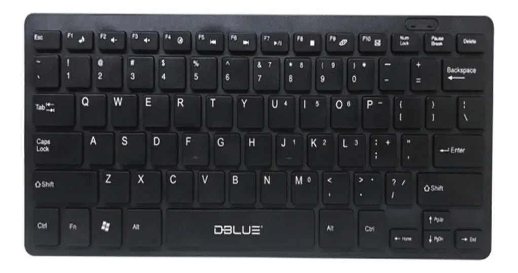 Teclado Mini Ultra Slim DBlue 78 Teclas Silencioso USB