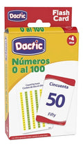 Flash Cards Números 0 al 100 Dactic 56 Piezas