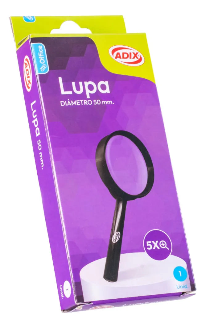 Lupa De Mano Para Lectura Adix 50 Mm Diámetro Plástico
