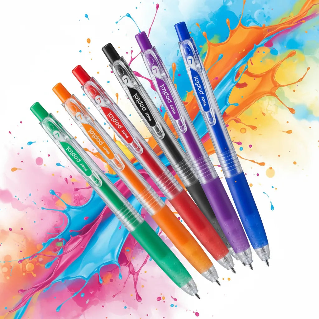 Set 6 Lápices Gel Pilot Pop Lol 0.7mm Clásico