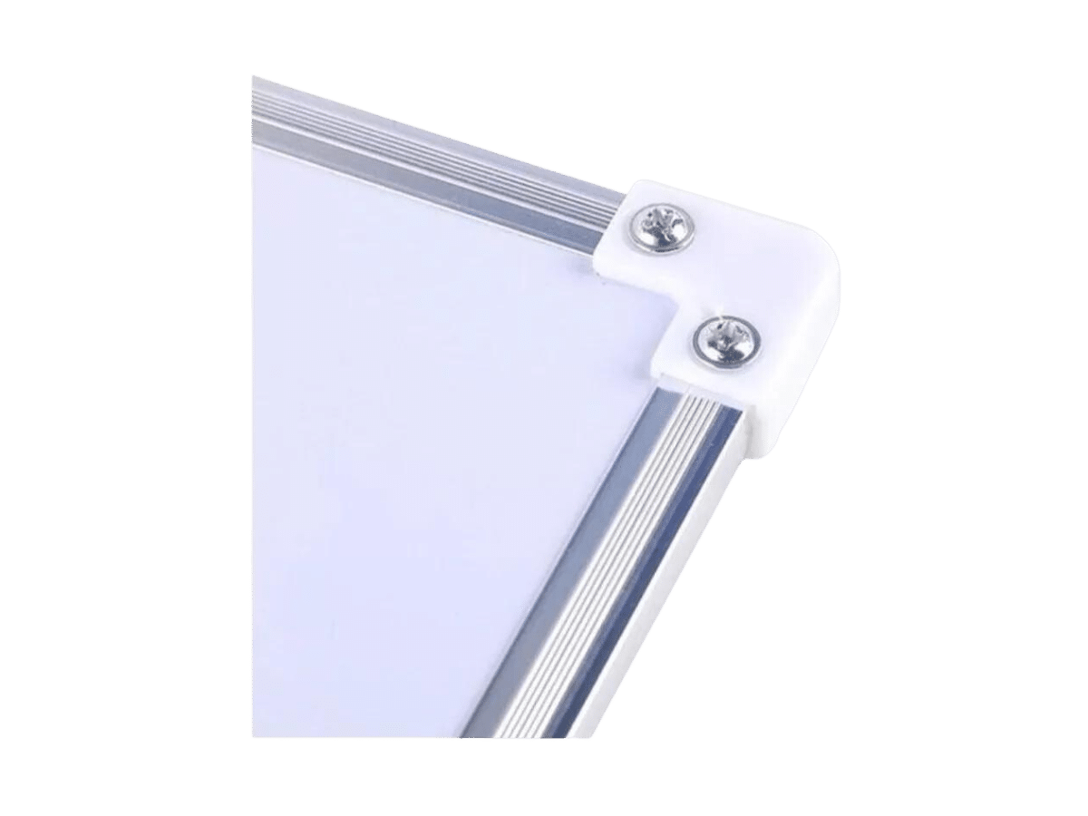 Pizarra Acrílica Magnética 25x35 cm Blanca con Marco de Aluminio