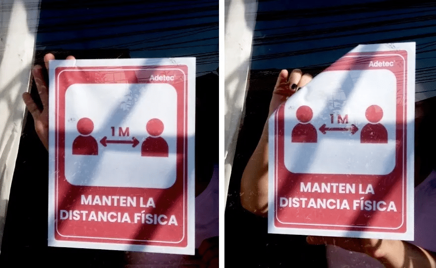 Afiche Removible Adhesivo Inkjet/láser 216x279 mm 10 Hojas Adetec - 7641