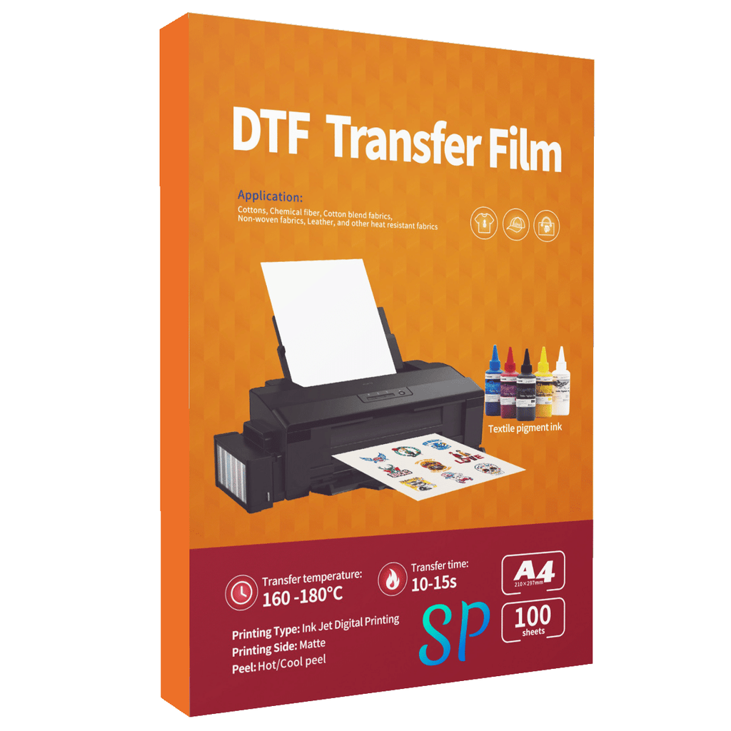Papel Film DTF A4 x 100 Hojas SP - Film DTF Transfer Para Estampar