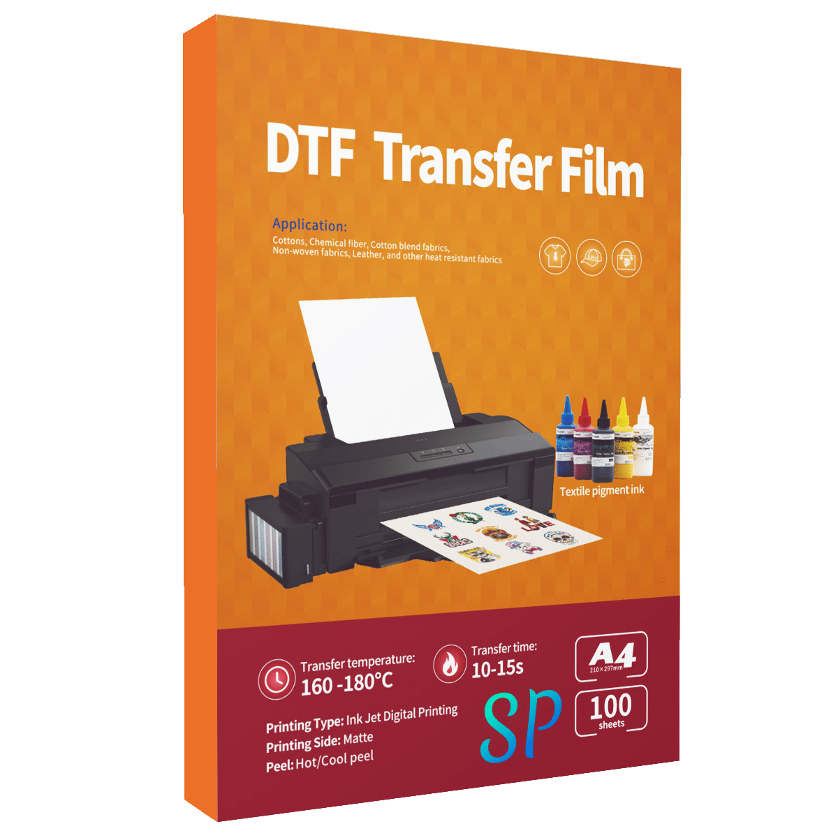 Papel Film DTF A4 x 100 Hojas SP - Film DTF Transfer Para Estampar