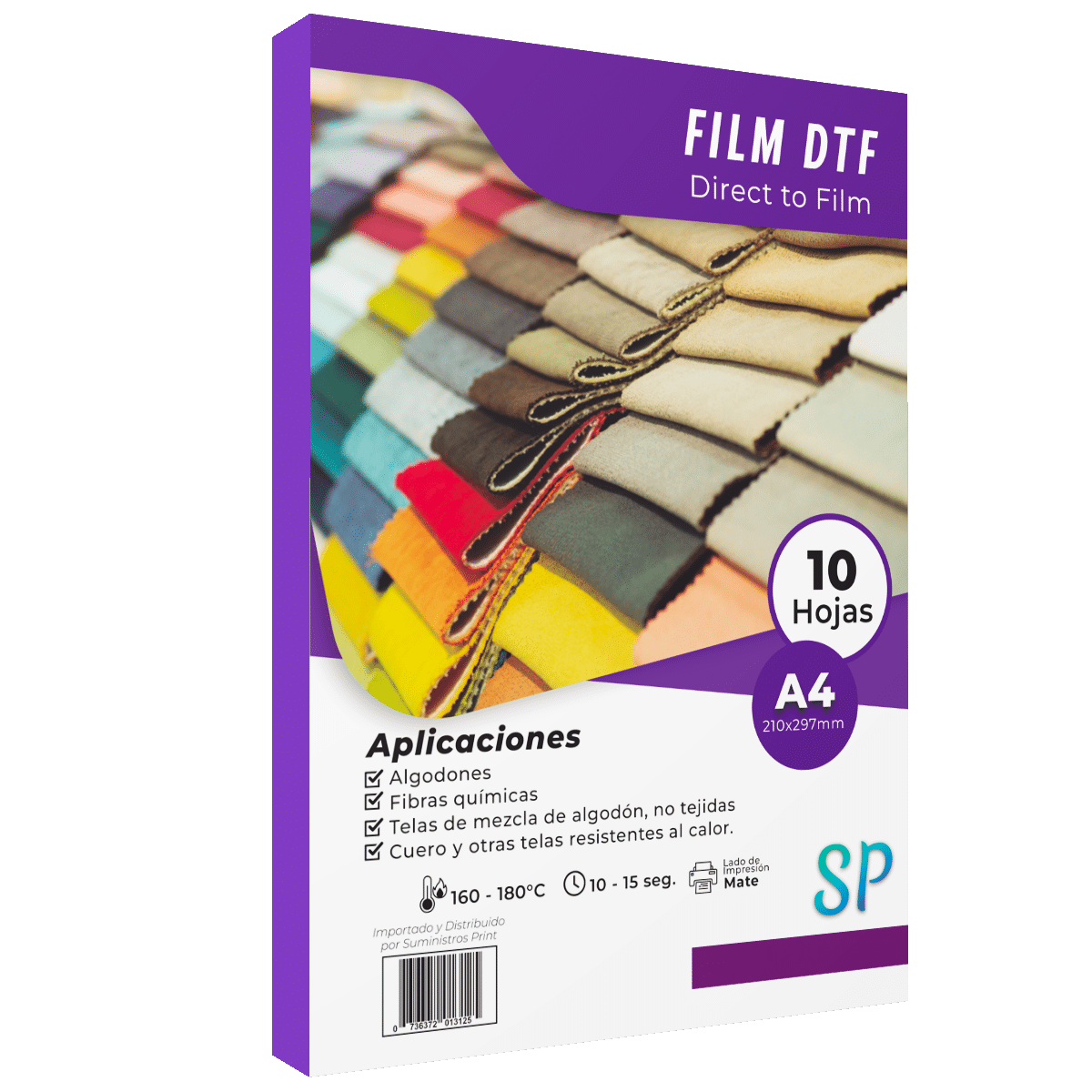 Papel Film DTF A4 x 10 Hojas SP - Direct To Film Para Estampar