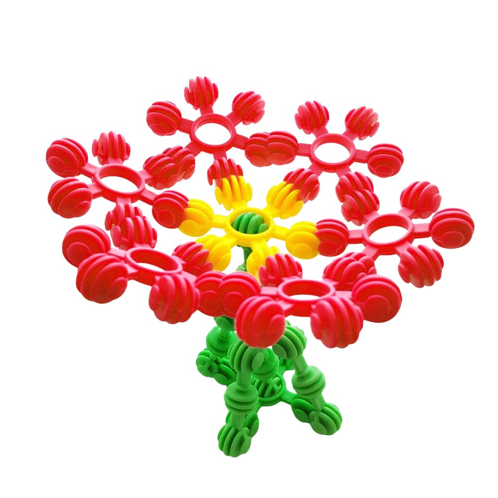 Juego Didáctico Figuras Conectables 60 Piezas Juguetes Adetec 611