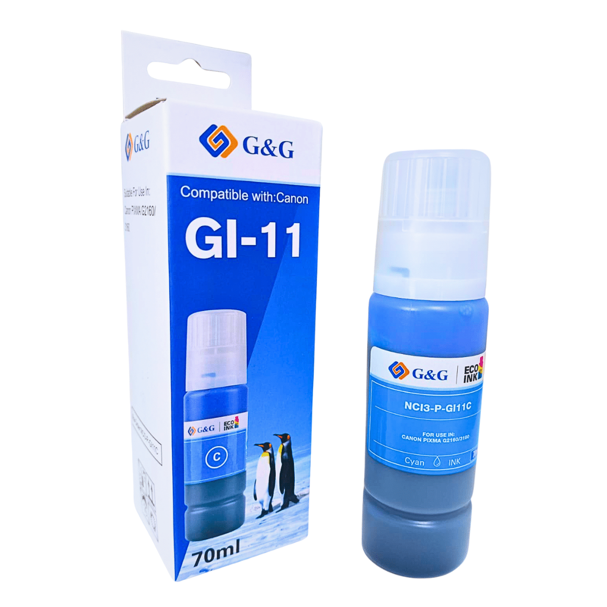 Tintas GI-11 Para Canon G2160 G3160 Calidad Premium