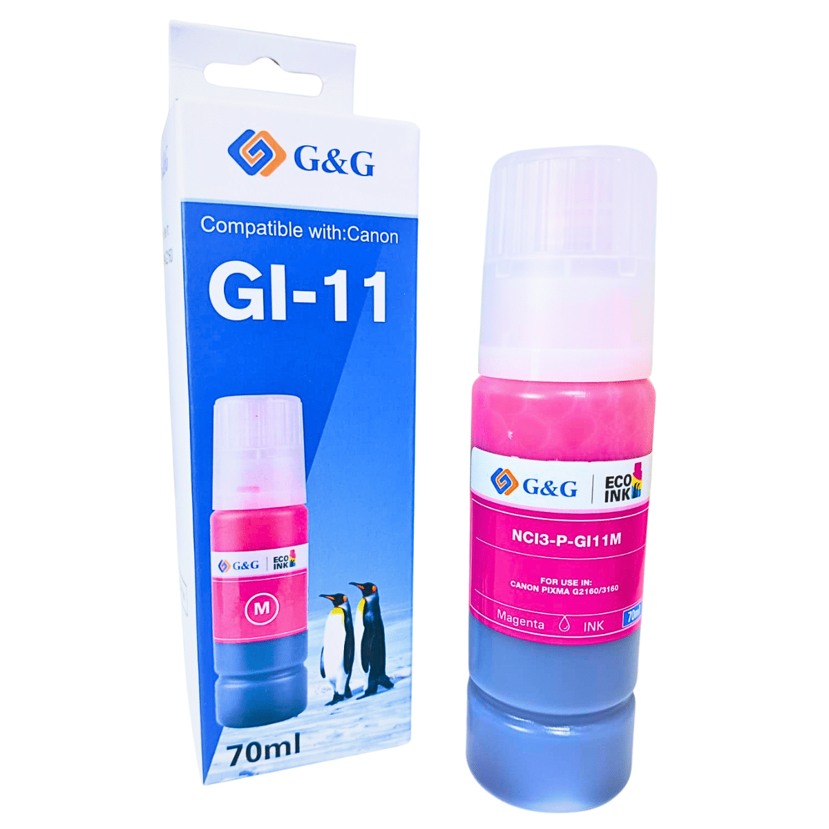 Tintas GI-11 Para Canon G2160 G3160 Calidad Premium