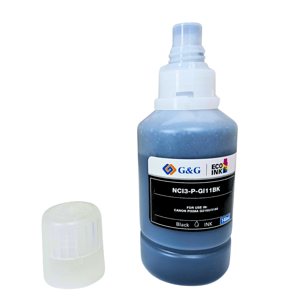 Tinta GI-11 Para Canon G2160 G3160 Color Negro 140 ml Alta Calida