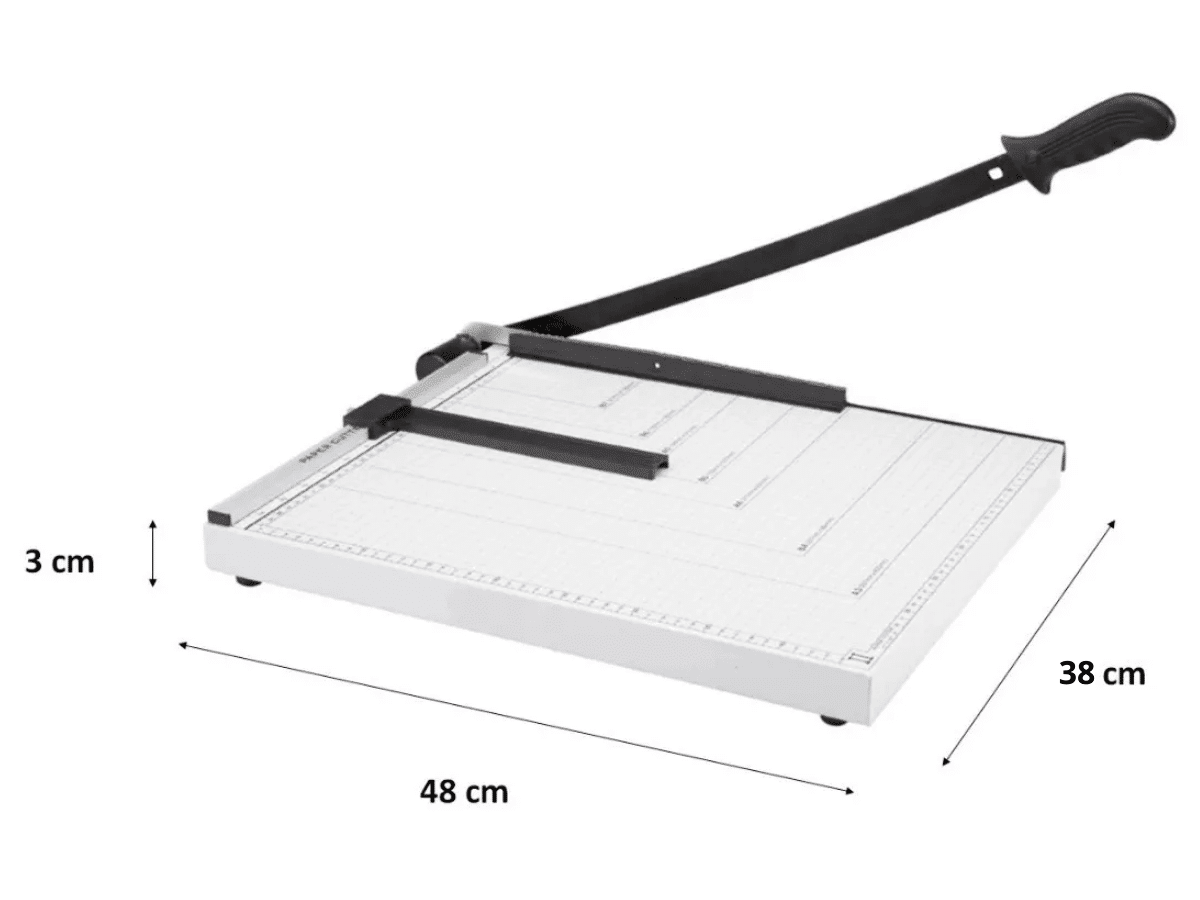 Guillotina de Papel Metálica - Corta Hasta Tamaño A3 (38 x 48 cm)
