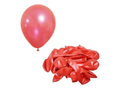 Globos Rojo Látex Metálicos Decorativos R10 24 Und
