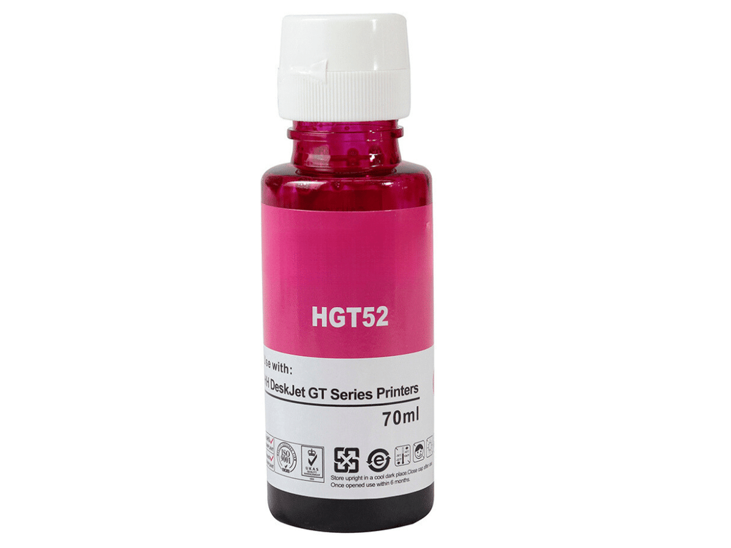 Tinta Alternativa Para HP GT52 Dye De 70 ml Cada Tinta