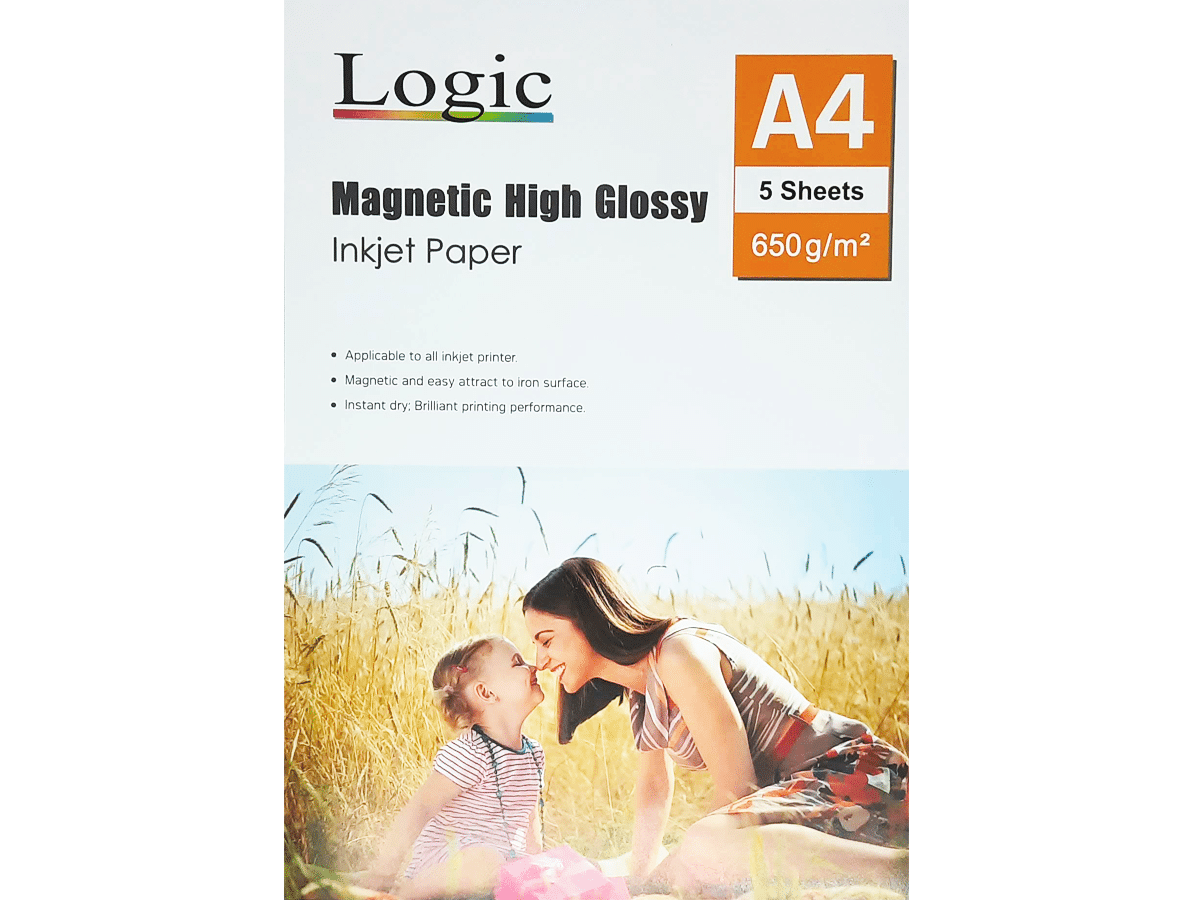 Papel Fotográfico Magnético A4 Brillante 650 X 5 Hojas