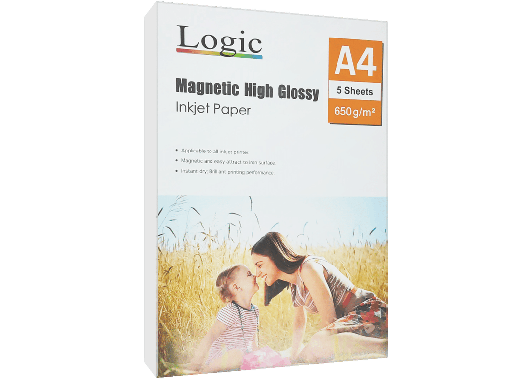 Papel Fotográfico Magnético A4 Brillante 650 X 5 Hojas