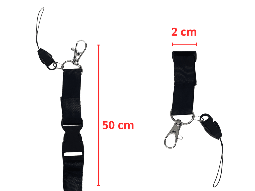 Pack 5 Lanyard Para Porta Credencial de 2 X 50 cm Cinta Credencial