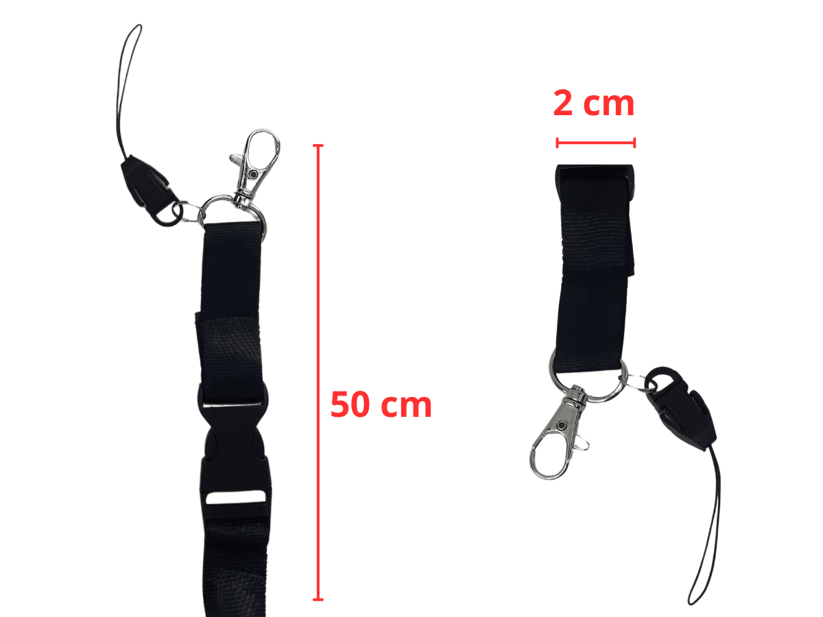 Pack 5 Lanyard Para Porta Credencial de 2 X 50 cm Cinta Credencial