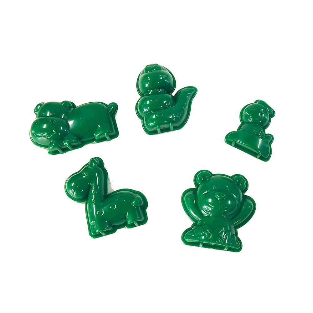 Arena Mágica 1kg Con 10 Moldes Y Bandeja Adetec Color - Rosado