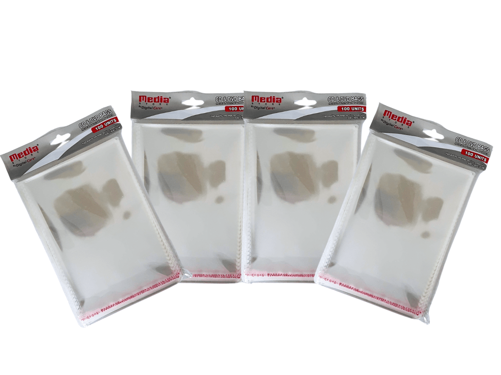 Bolsas Para CD DVD Blu Ray Marca Smedia Pack 400 Unidades