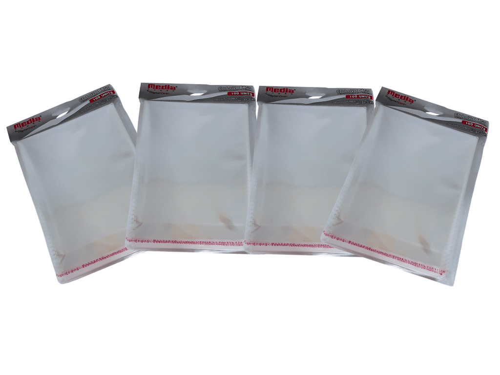Bolsas Para CD DVD Blu Ray Marca Smedia Pack 400 Unidades