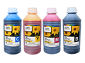 Pack 4 Tintas Para Impresora Dye Alternativa Premium (4 Colores x 1 litro)