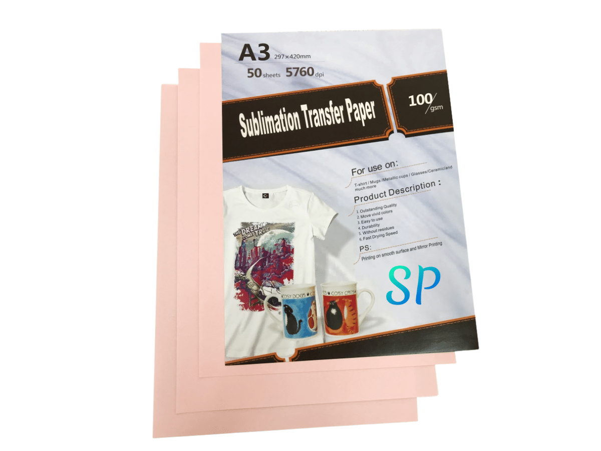 Papel de Sublimación A3 de 100 g/m² x 50 Hojas: Impresiones Grandes y de Alta Calidad