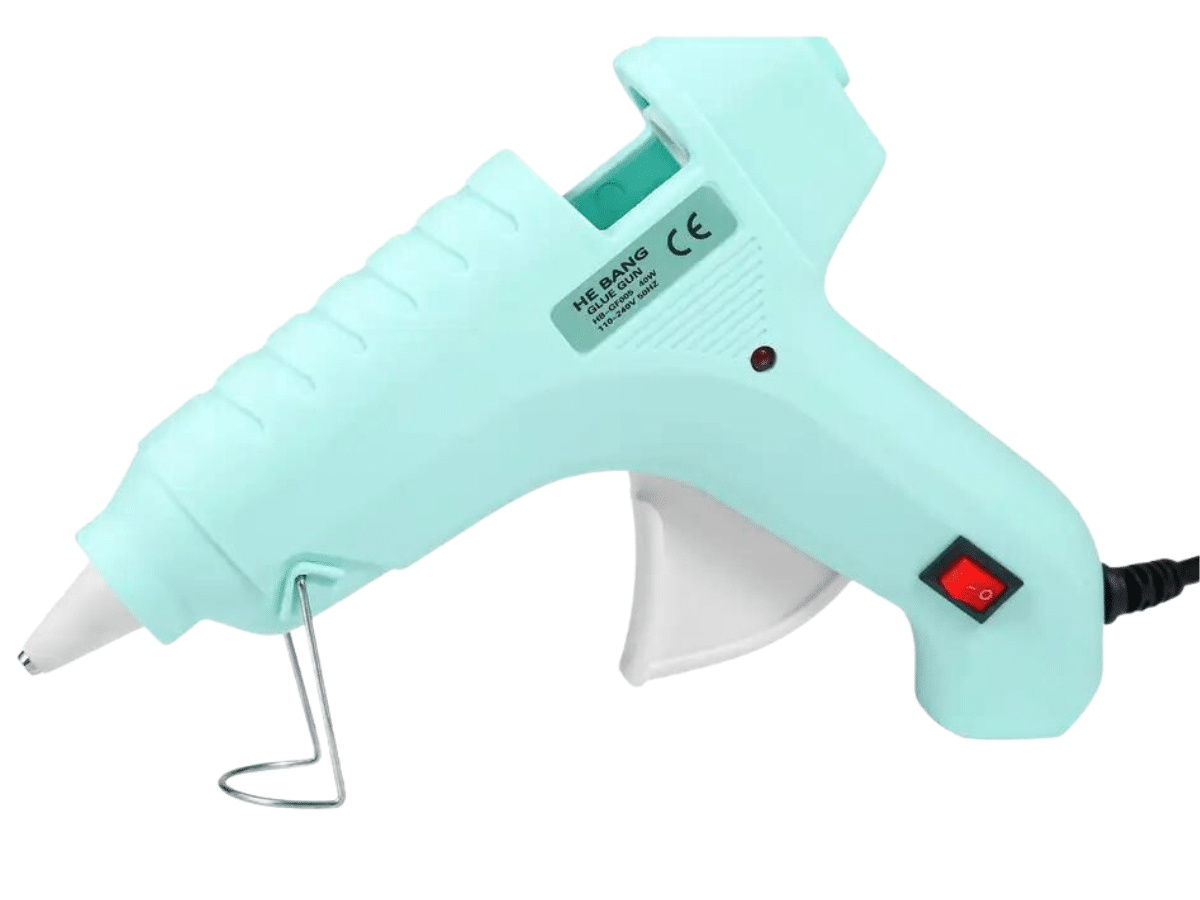 Pistola De Silicona Para Manualidades + 4 Barras De 7mm x 10cm