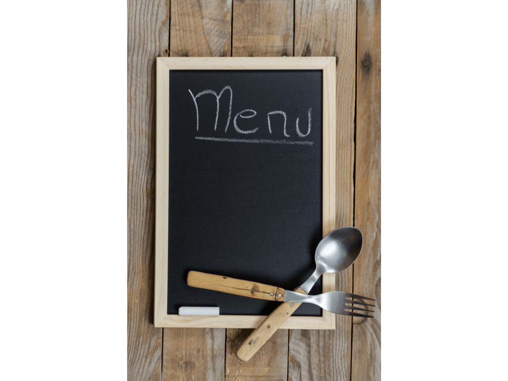 Pizarra Doble Cara Para Escribir en Tiza y Acrílico 20x30 cm