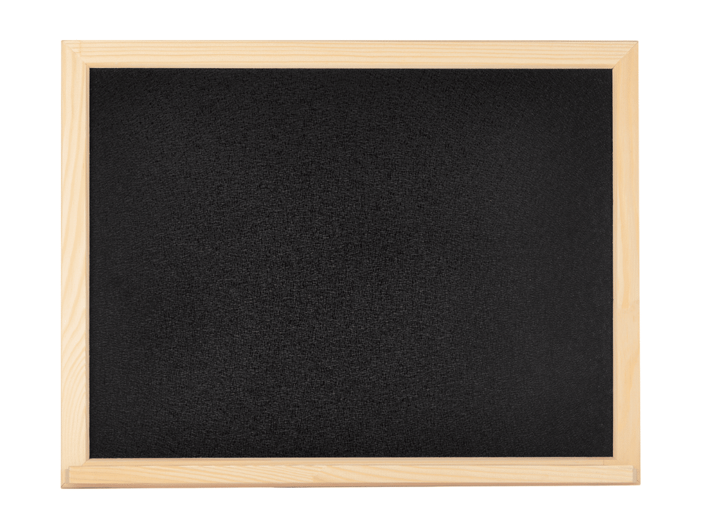 Pizarra Negra de 20x30 cm Para Tiza Con Marco De Madera