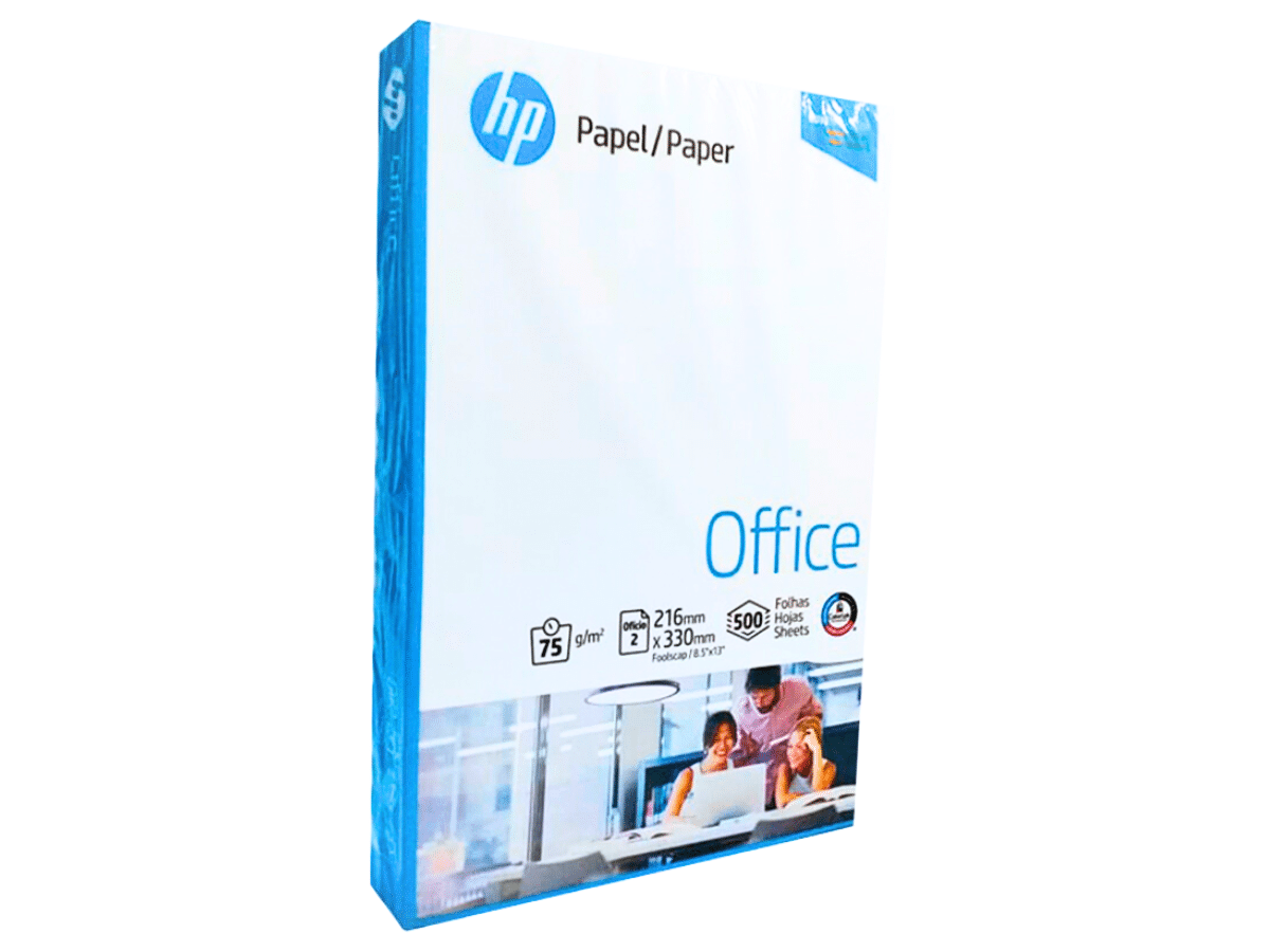 Papel Fotocopia HP Resma Tamaño Oficio 75gr X 500 Hojas