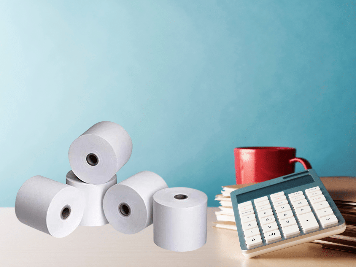 Papel Térmico 80x80 mm Espesor de 65 Grs Cada Rollo Térmico