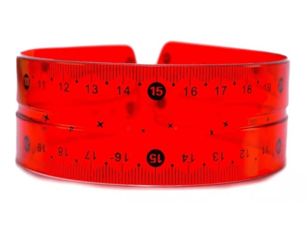 Set De Geometría Flexible 30 Cm 4 Tipos De Regla Escolar