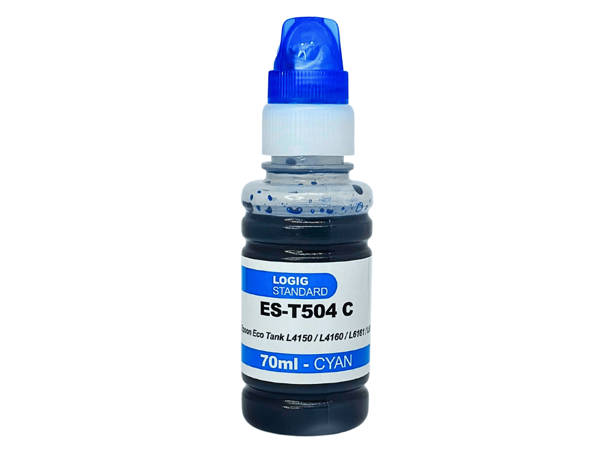 Tinta T504 Para Epson Ecotank De 70ml Alternativa L4150 L4160 L6191 Logic