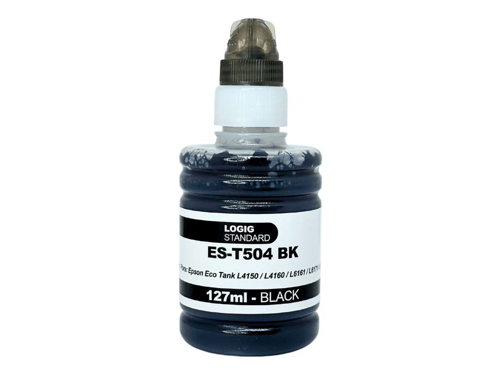 Tinta T504 Para Epson Ecotank Color Negro 127 ml L4150 L6191 Logic
