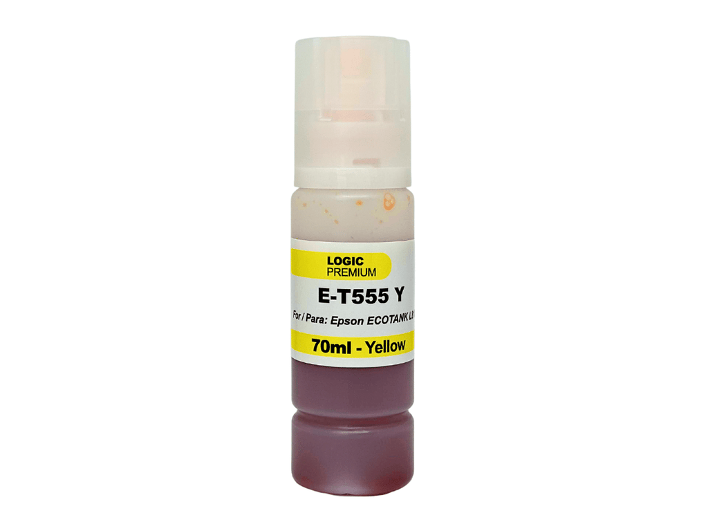 Tintas T555 Para Epson Ecotank 70 ml Premium L8160 L8180 Logic