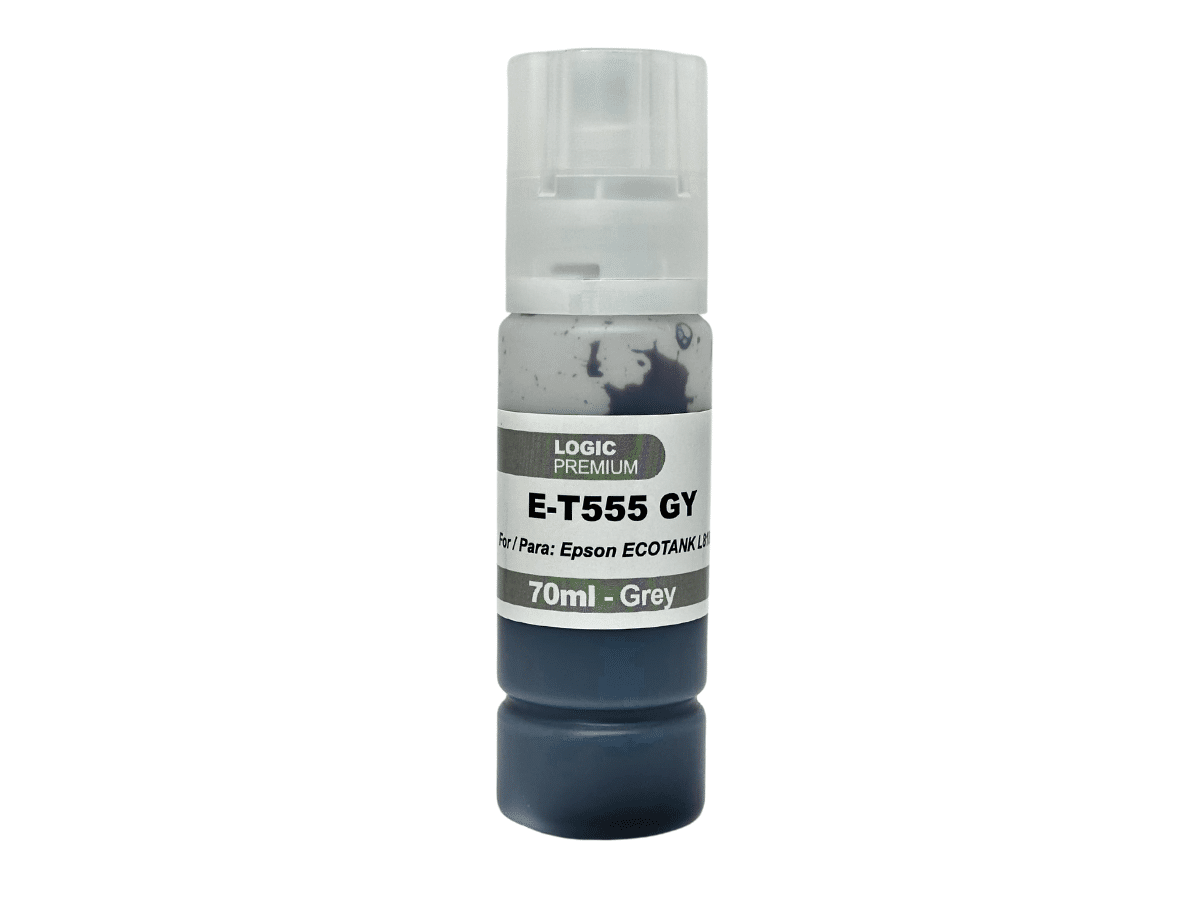 Tintas T555 Para Epson Ecotank 70 ml Premium L8160 L8180 Logic