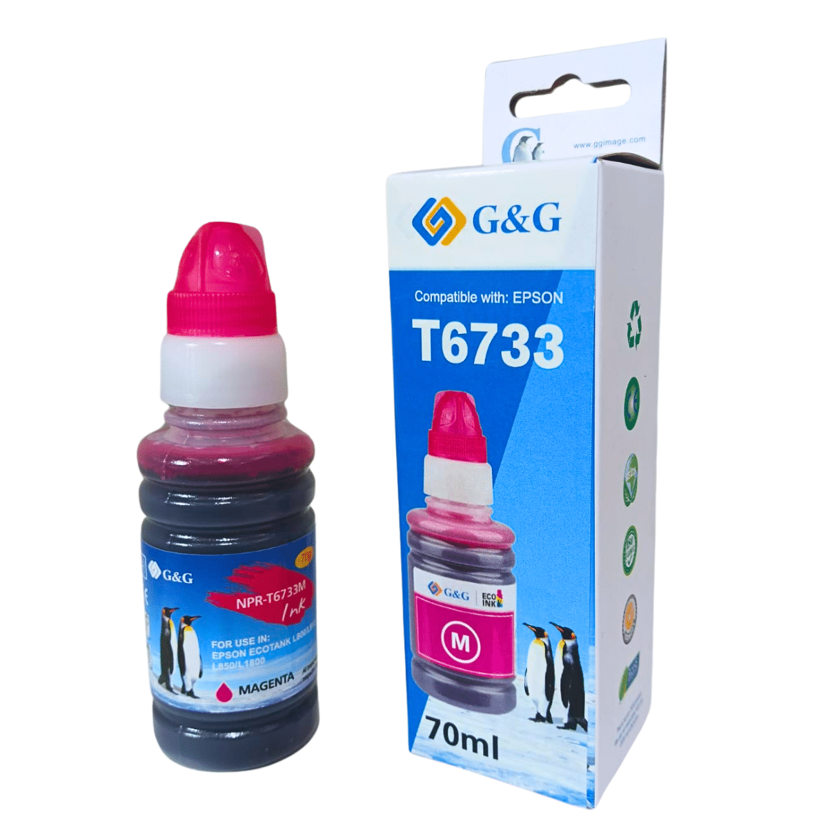 Tintas T673 Alternativa Para Epson – 70ml | Calidad y Ahorro Garantizado