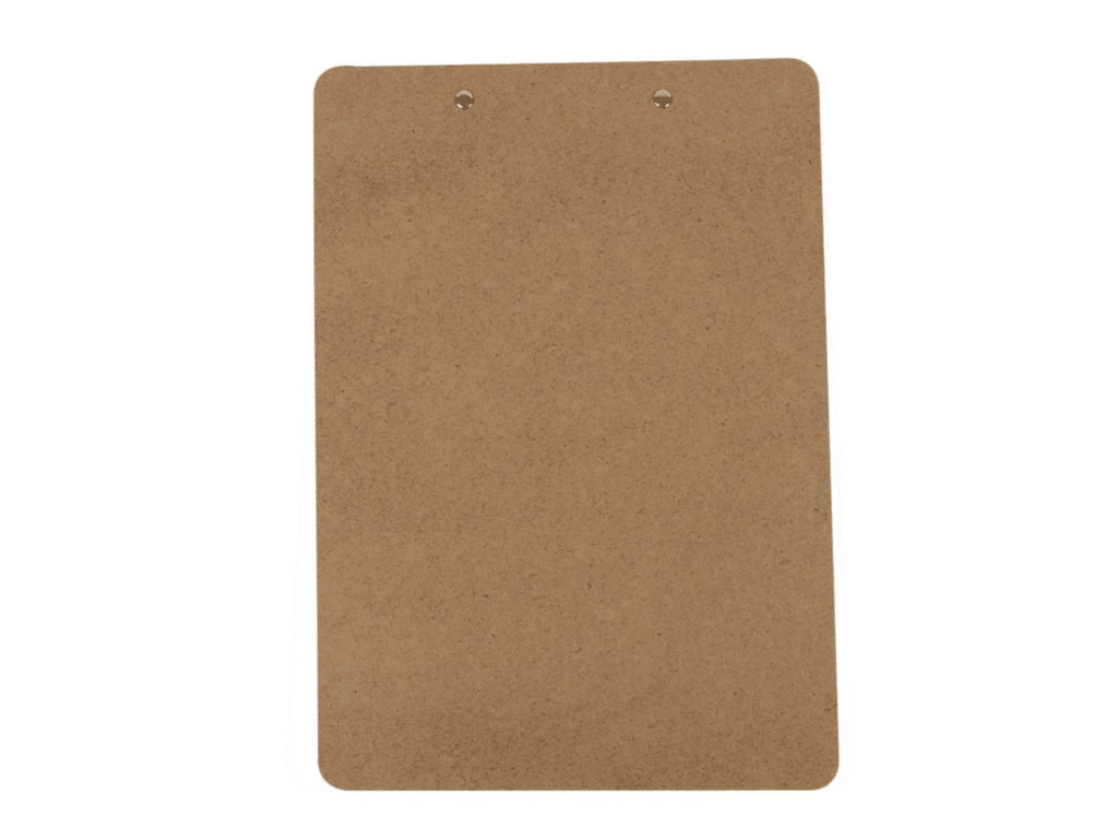 Tabla De Apoyo Portapapeles Con Clic Apretador De Madera Tamaño A4