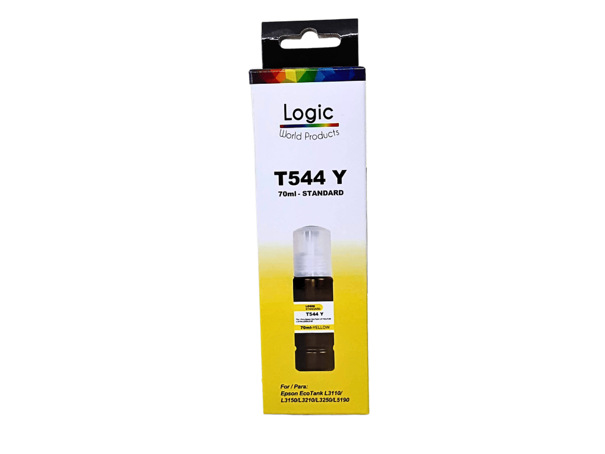 Pack 4 Tintas T544 Para Epson Alternativa Con Boquilla 70 ml Logic